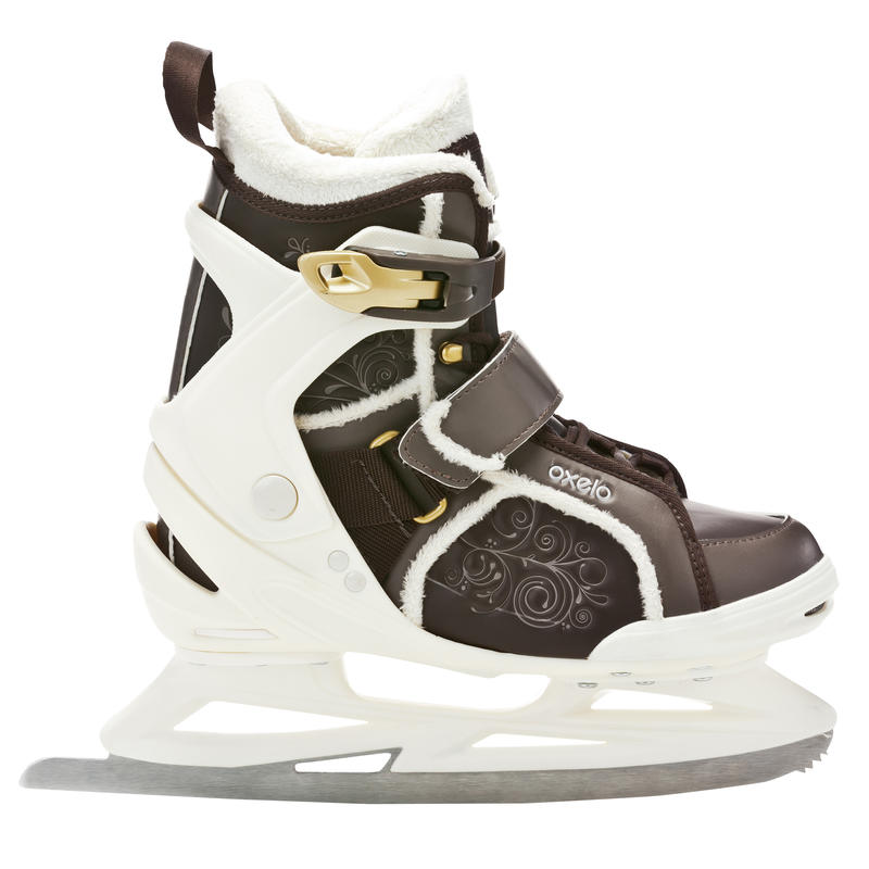 FIT5 SPIRAL women's ice skates brown Decathlon
