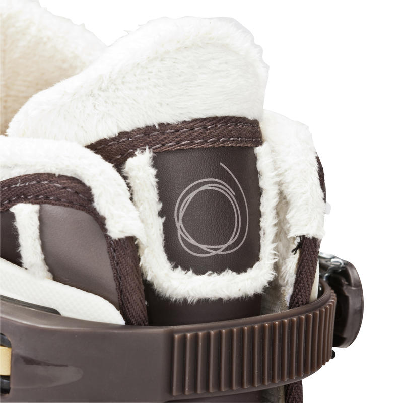 FIT5 SPIRAL women's ice skates brown Decathlon