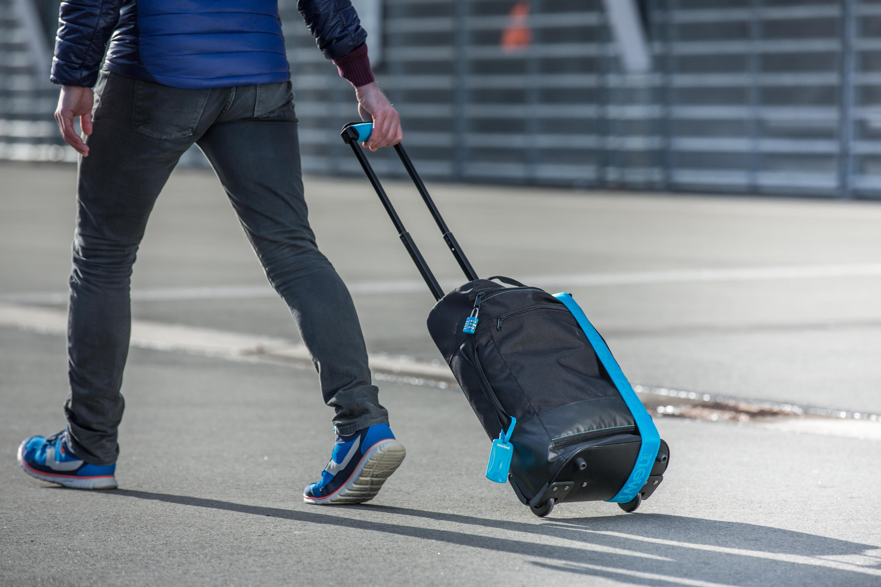 Combination padlock grey DOMYOS Decathlon