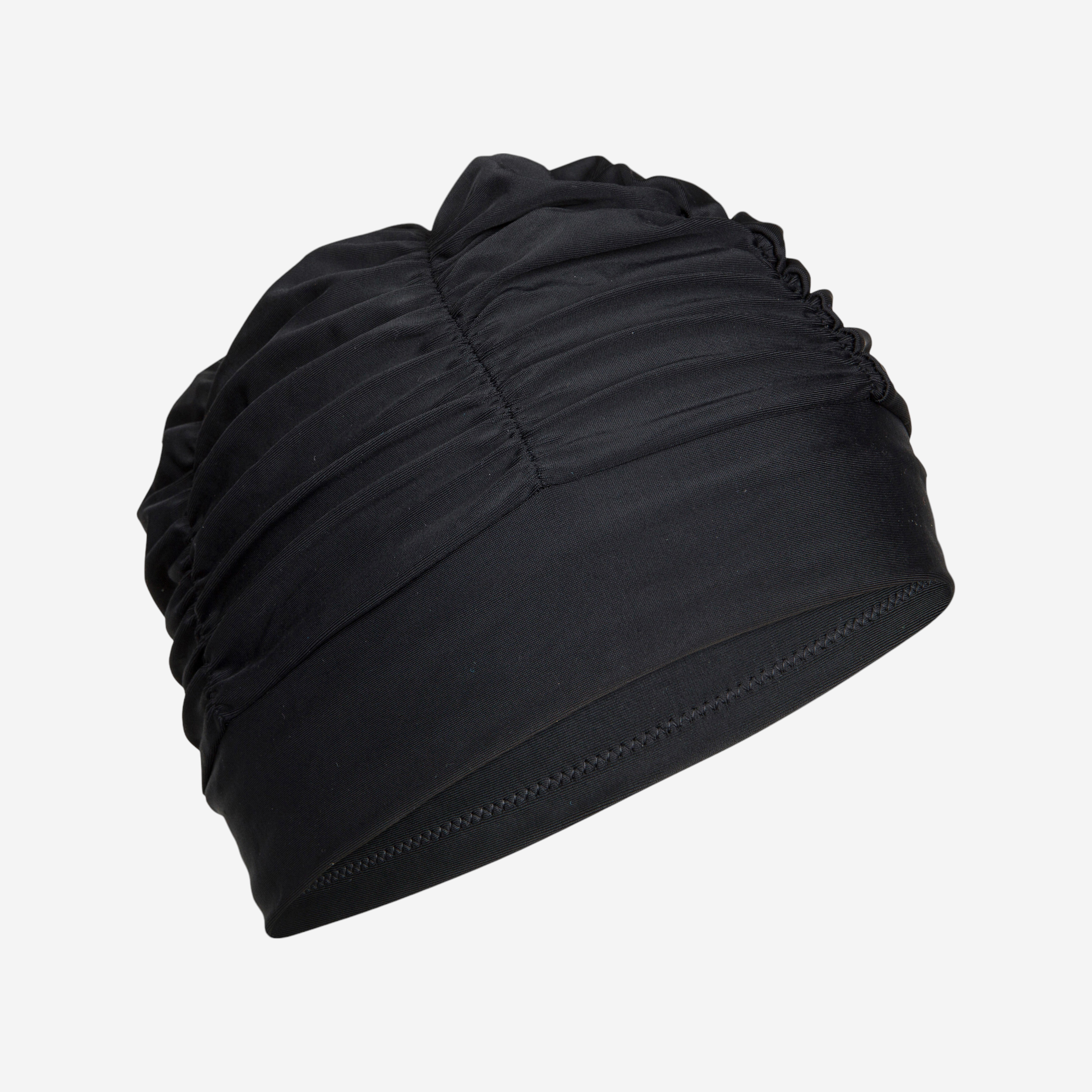Bonnet de bain volume en maille - extensible - taille unique - noir - Natation - Nabaiji- Clubs - Entreprises - Collectivités - Associations