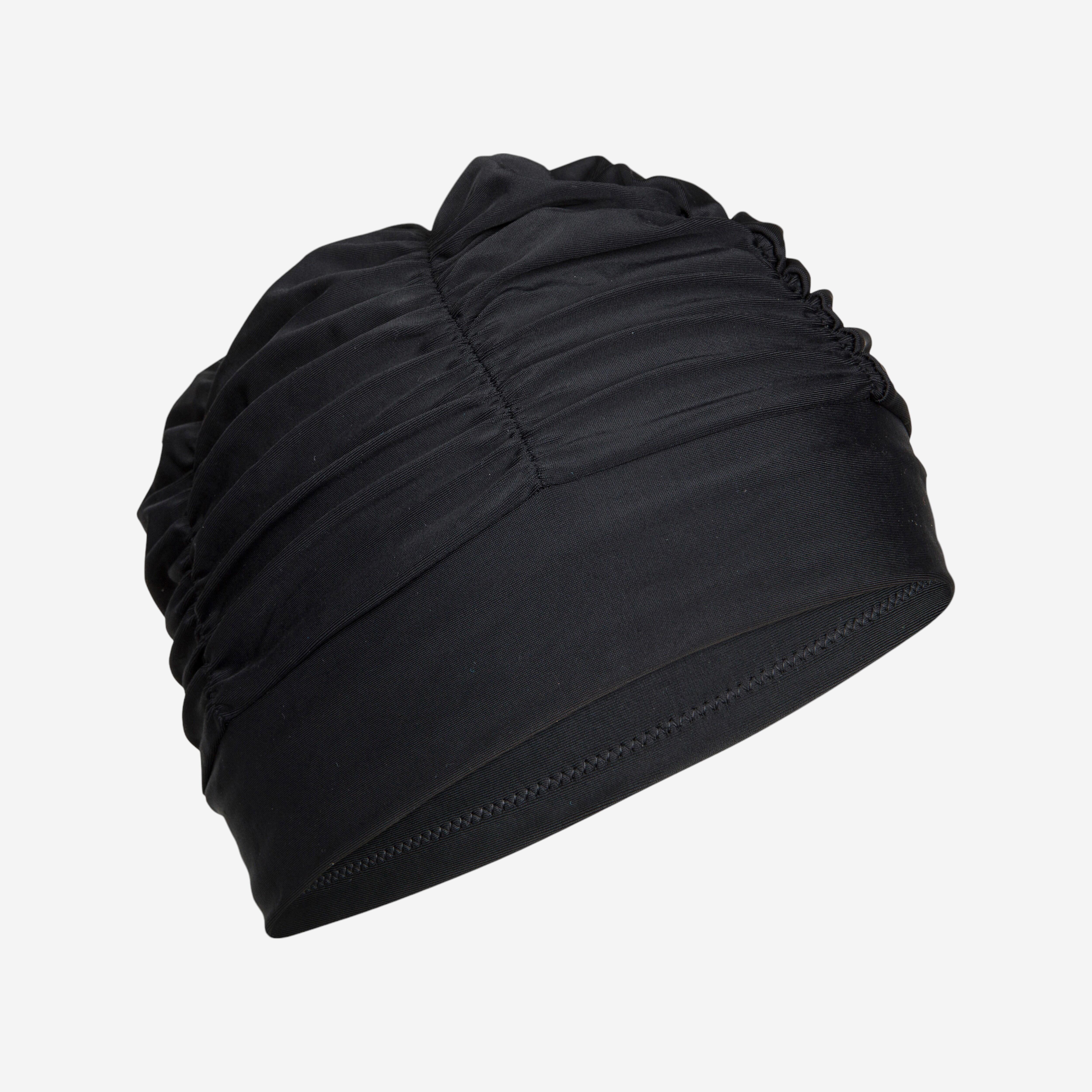 Bonnet de Bain Volume en Maille - Extensible - Taille Unique - Noir