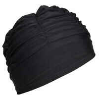 Didelės apimties tinklinė plaukimo kepuraitė, juoda
