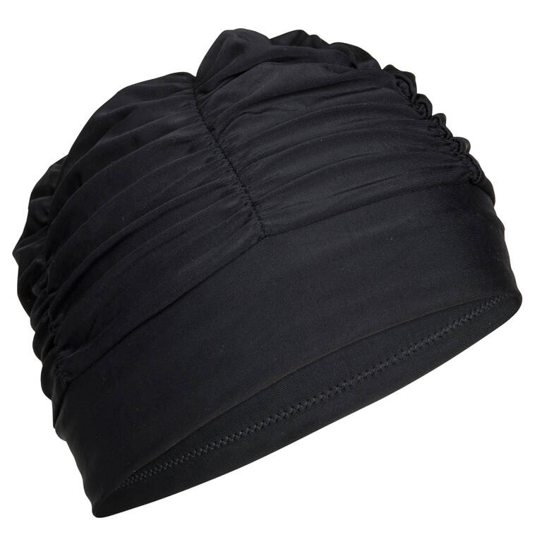 Topi Renang Volume Mesh - Lentur - Hitam