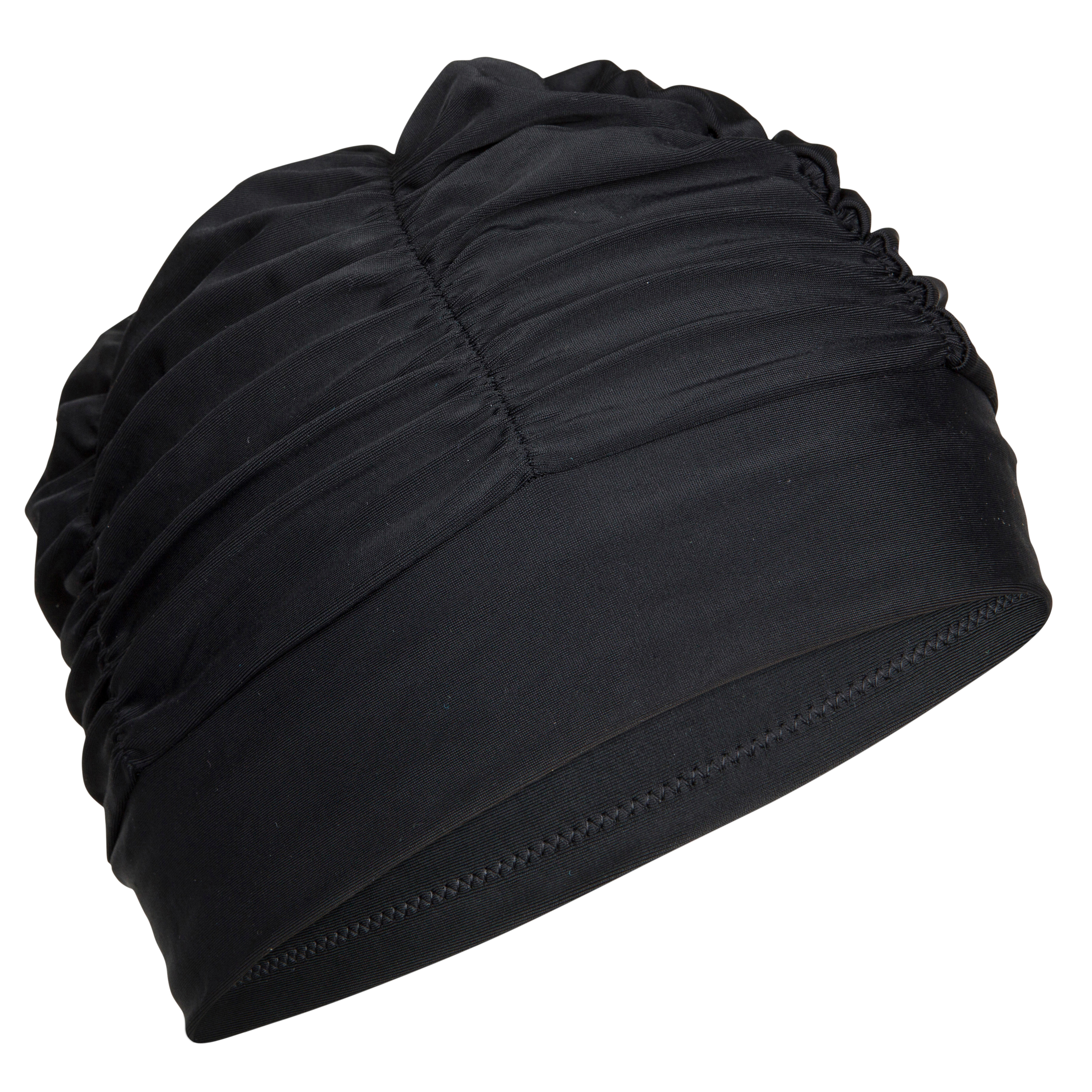 Cască de înot păr voluminos Material Textil Negru Cască