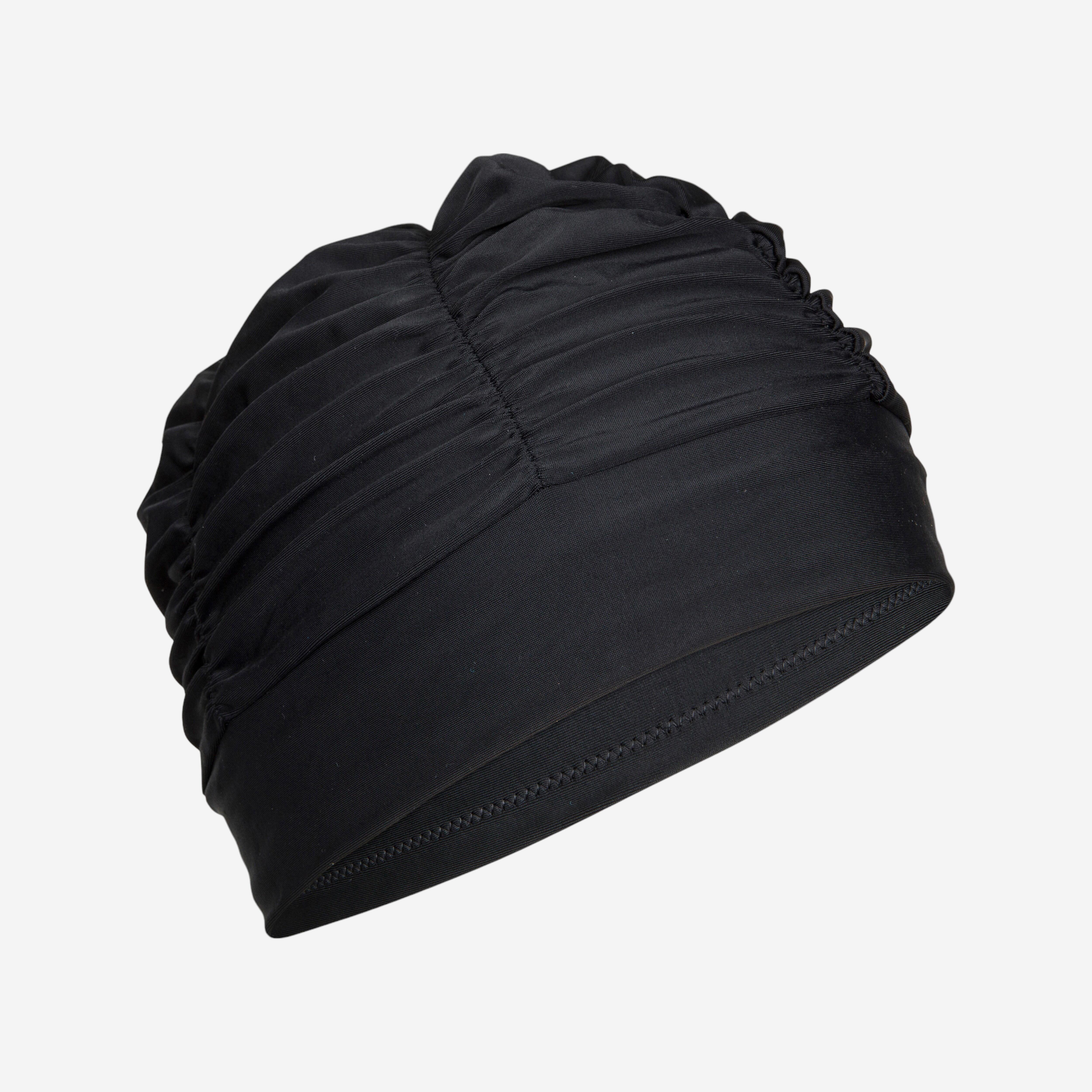Volume mesh swimming cap - Stretchy - One size - Black