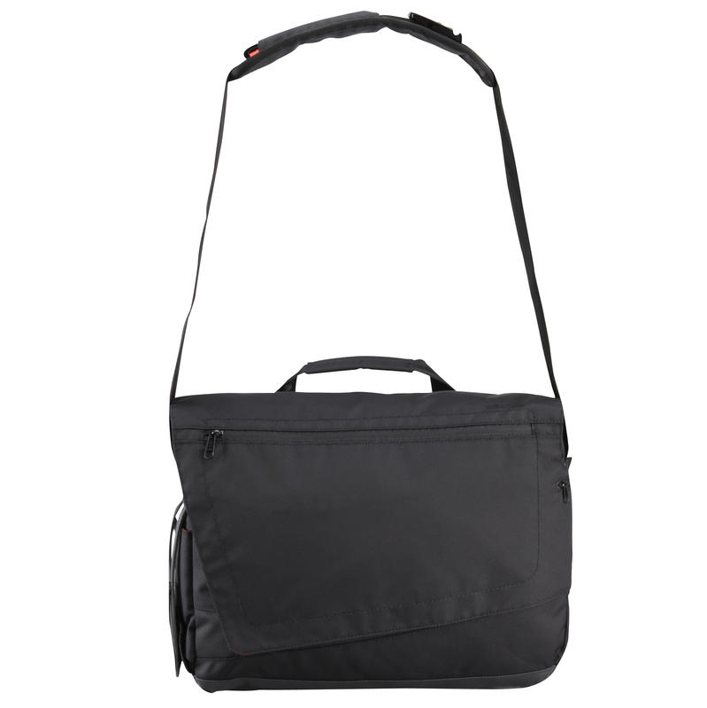 Backenger 20L Laptop Messenger Bag/Backpack Black Decathlon