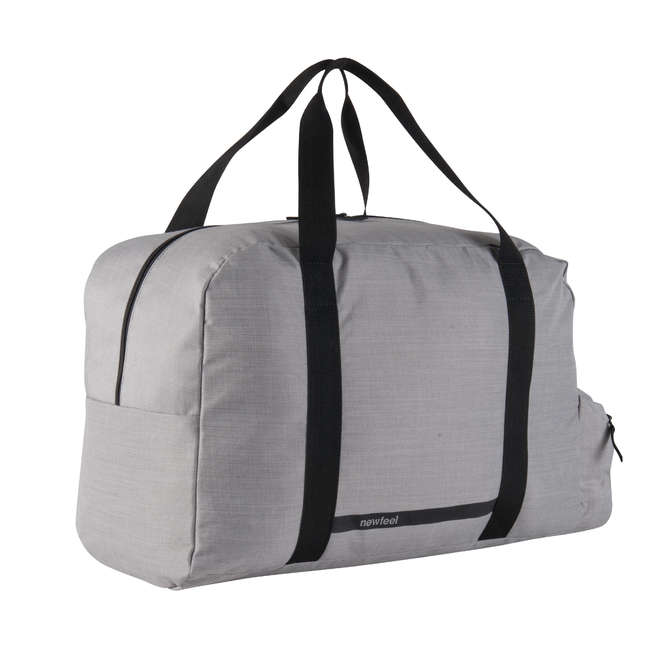 NEWFEEL 55 L folding Duffle bag - mottled grey | Decathlon