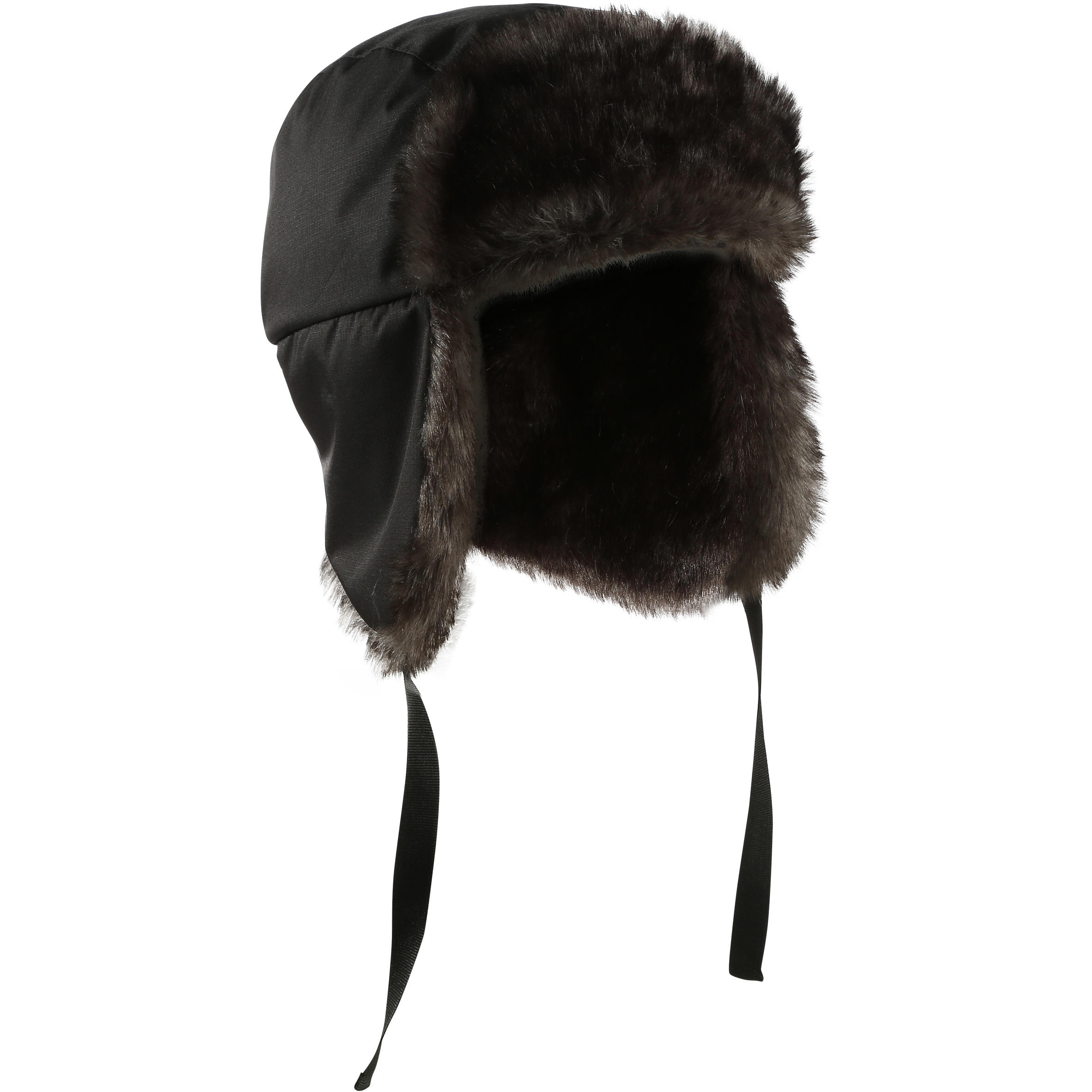 Ushanka Hat 黒 M/L Adult Ushanka Ski Hat Firstheat - Black - Decathlon