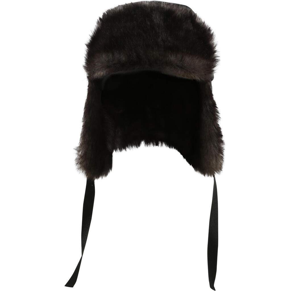 Adult Ushanka Ski Hat Firstheat - Black