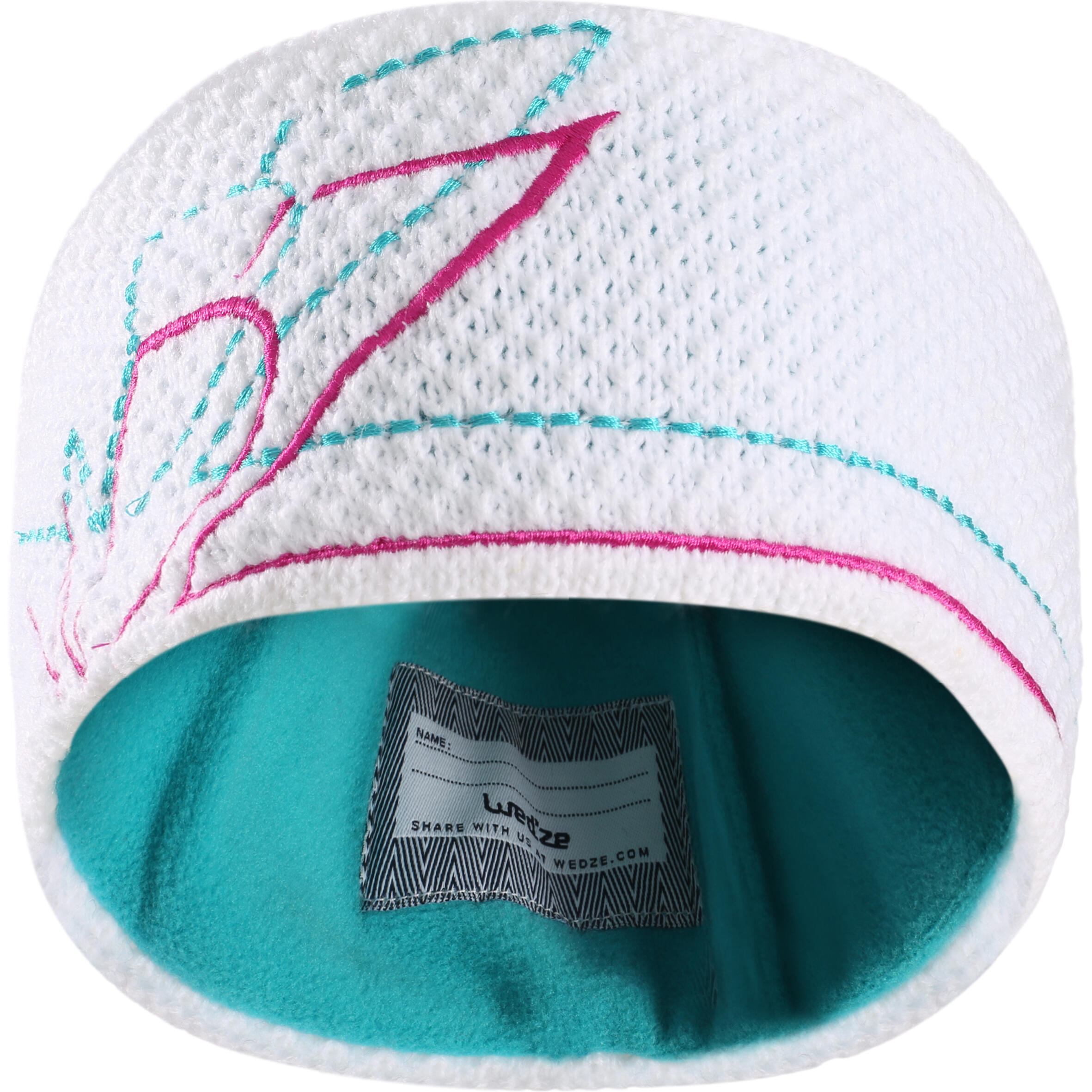 Wed'ze Speed Brand Children's Ski Headband - White 2/8