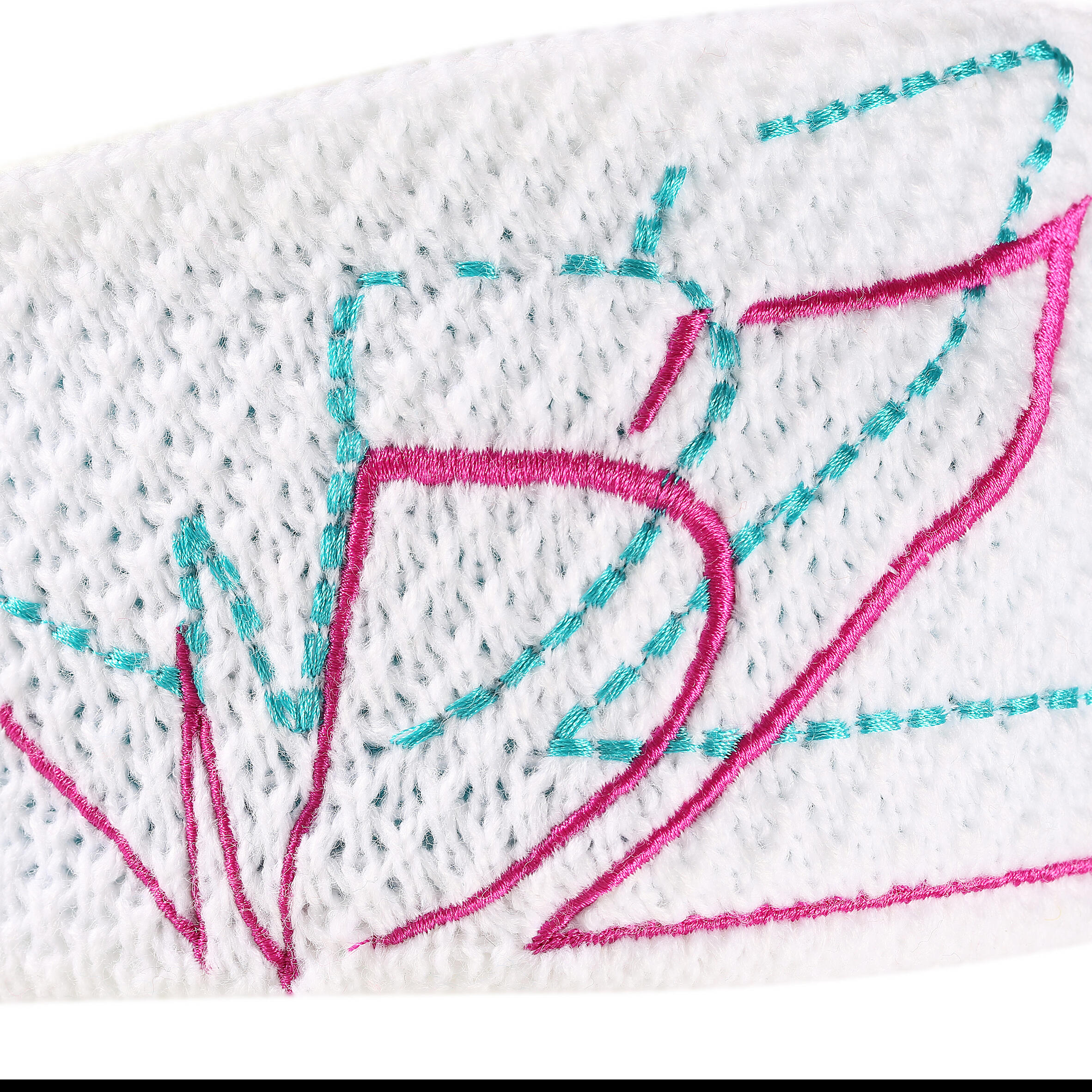 Wed'ze Speed Brand Children's Ski Headband - White 5/8