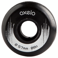 4 roues roller Street 57 mm 88A noires