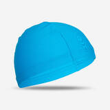 Mesh Fabric Swim Cap, Sizes S and L - Blue