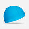 Plavecká látková čiapka veľkosť S a L modrá