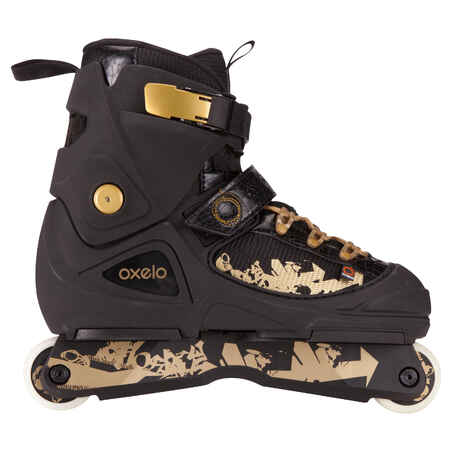 Street 5 Adult Aggressive Inline Skates - Black/Gold