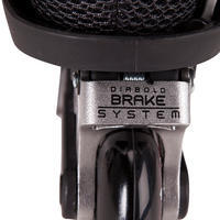 2 x 76 mm Diabolo Inline Skate Wheels - Black