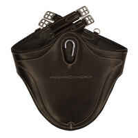 Romeo Horse Riding Leather Belly Guard for Horse and Pony - Brown