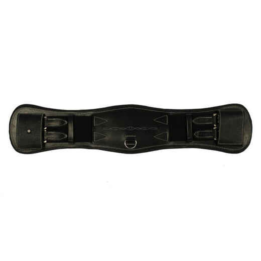 
      Horse Riding Leather Girth For Horse Or Pony Romeo - Black
  