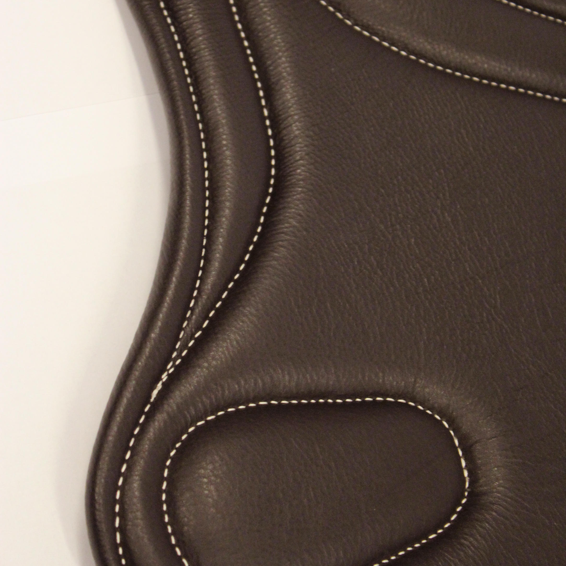 Romeo Horse Riding Leather Belly Guard for Horse and Pony - Brown 4/5