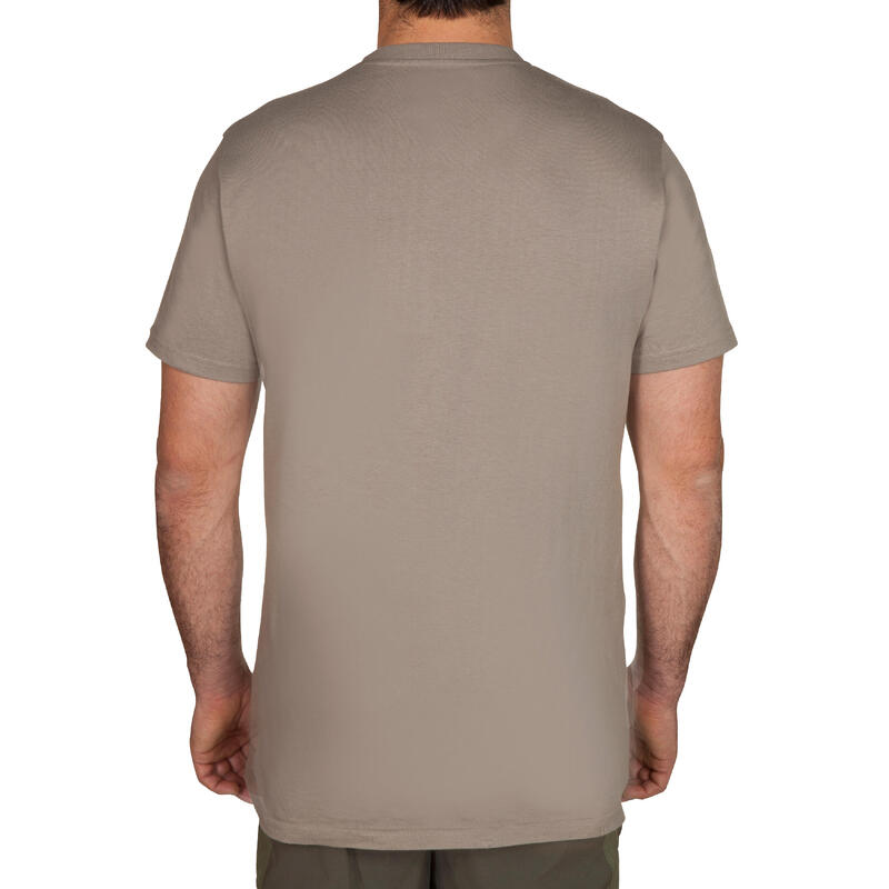 Tee shirt steppe 100 manches courtes beige