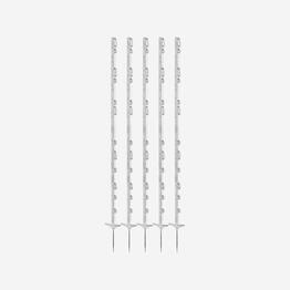 Lot 5 piquets PVC pour clôture équitation 160 cm - Titan