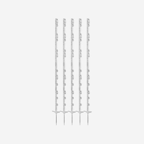 Lot 5 piquets PVC pour clôture équitation 160 cm - Titan