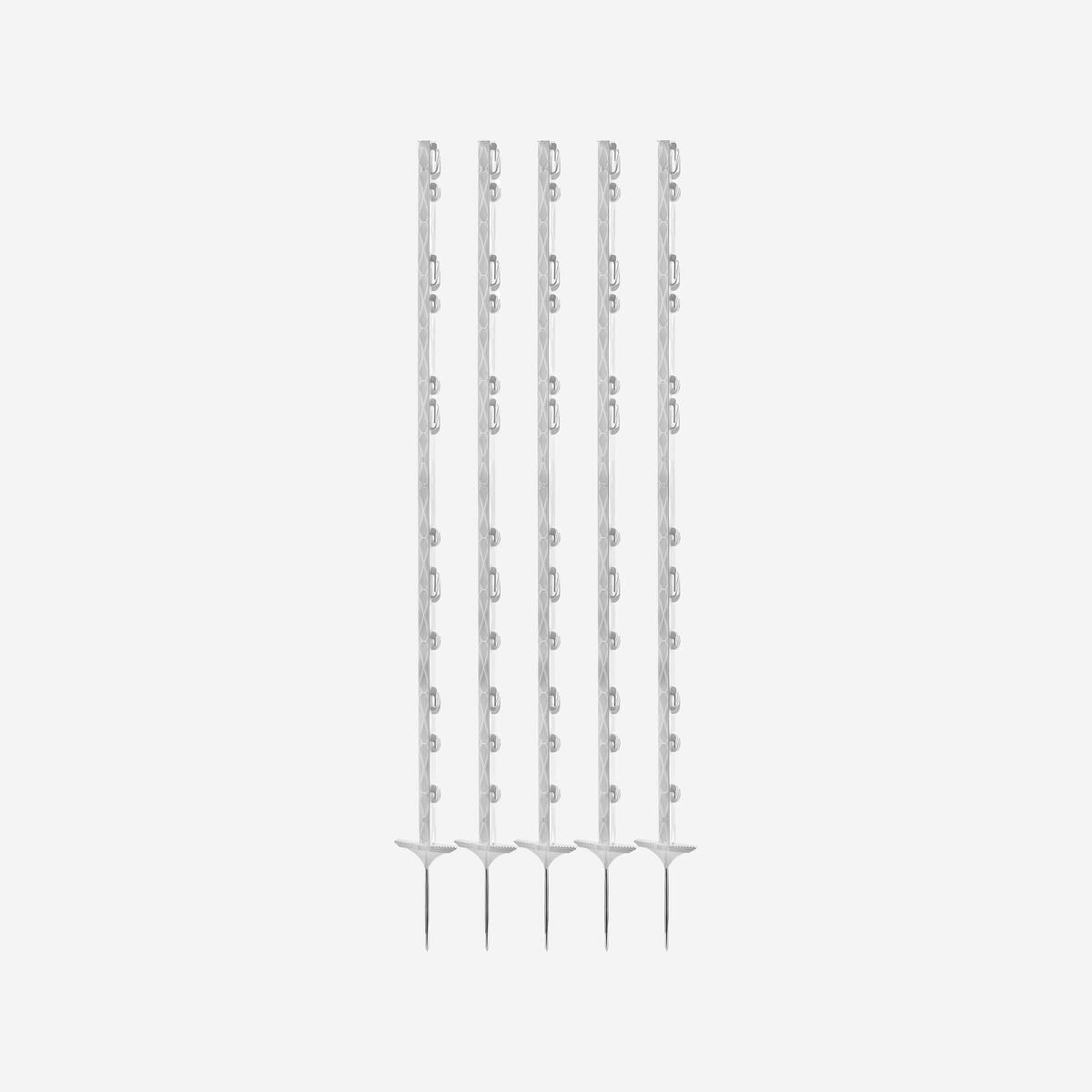 Lot 5 piquets PVC pour clôture équitation 160 cm - Titan