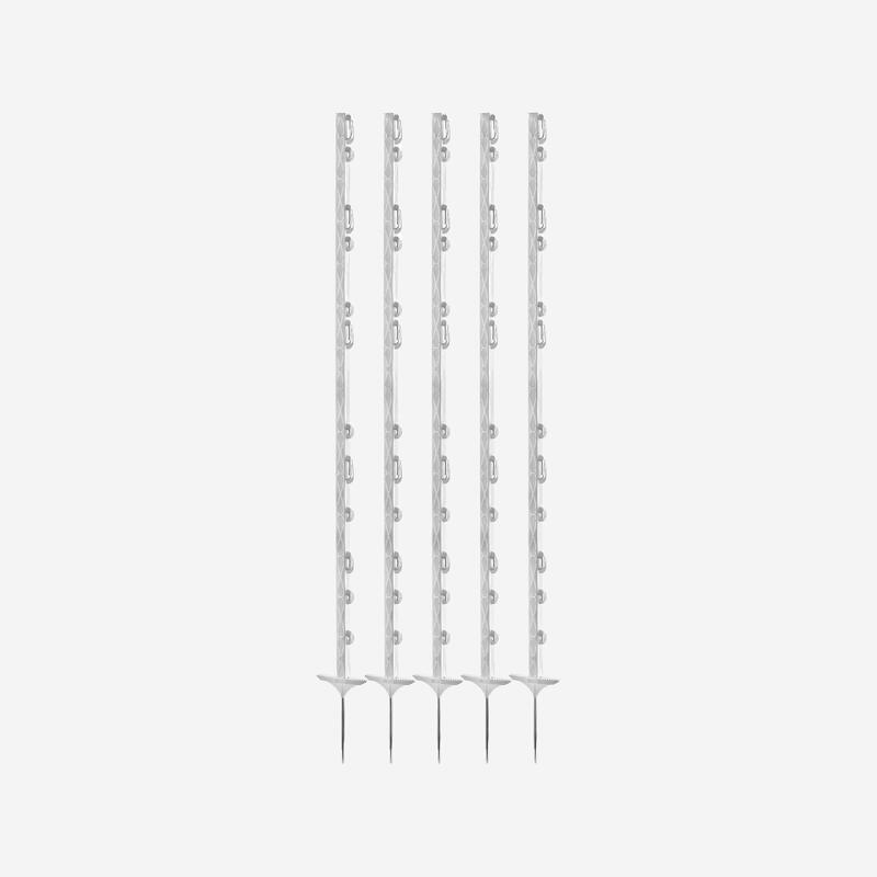Piquetas para vallas equitación Ako TITAN - 160 cm de pvc 5 unidades