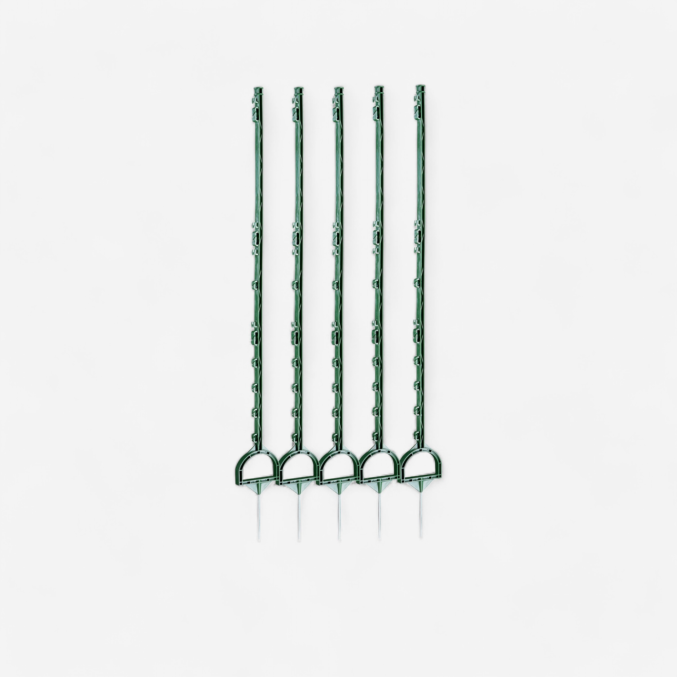 Lot 5 piquets plastique pour clôture équitation 160 cm - etrier vert - Equitation - AKO- Clubs - Entreprises - Collectivités - Associations