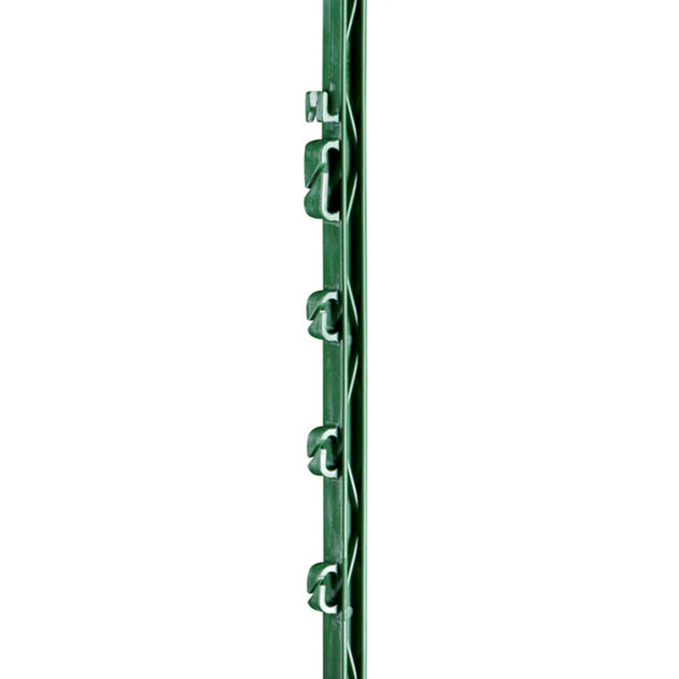 Kunststoffpfahl für Weidezaun 160 cm 5 Stück grün 3/5