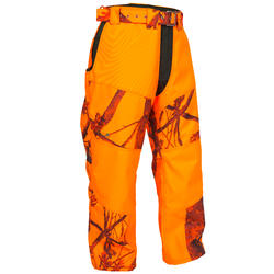 Cuissard chasse Supertrack 300 camouflage fluo