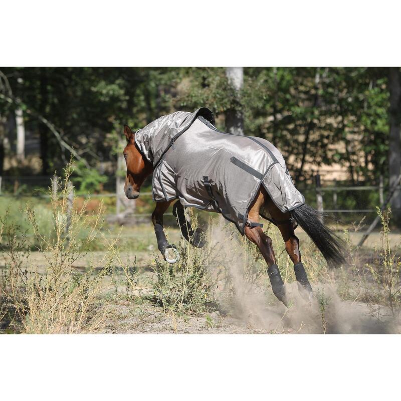 Chemise antimouche équitation chevaux et poneys beige