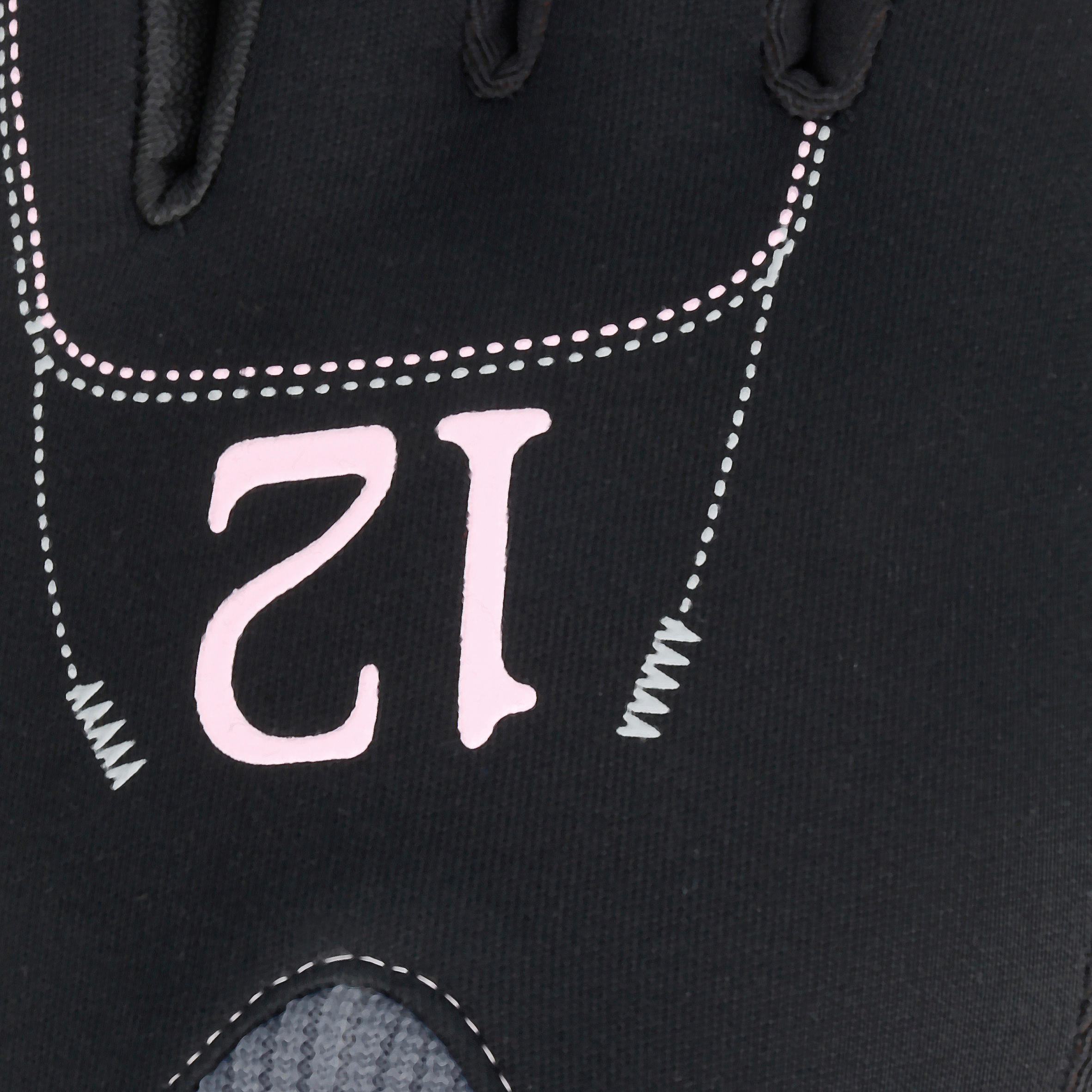 Easywear Children's Warm Horse Riding Gloves Black FOUGANZA Decathlon