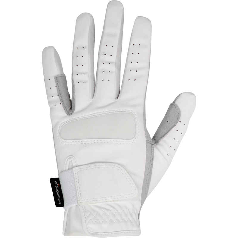 Grippy Women's Horse Riding Gloves - White