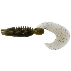 Gummiköder Iwaki Grub 60 kaki/gold 4 Stück zum Spinnfischen