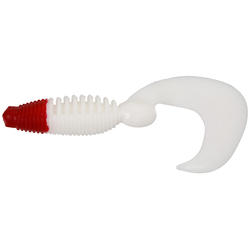 Gummiköder Iwaki Grub 60 Spinnfischen Red Head 4 St.