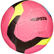 Balón de futbol Sunny 500 talla 5 rosa gris
