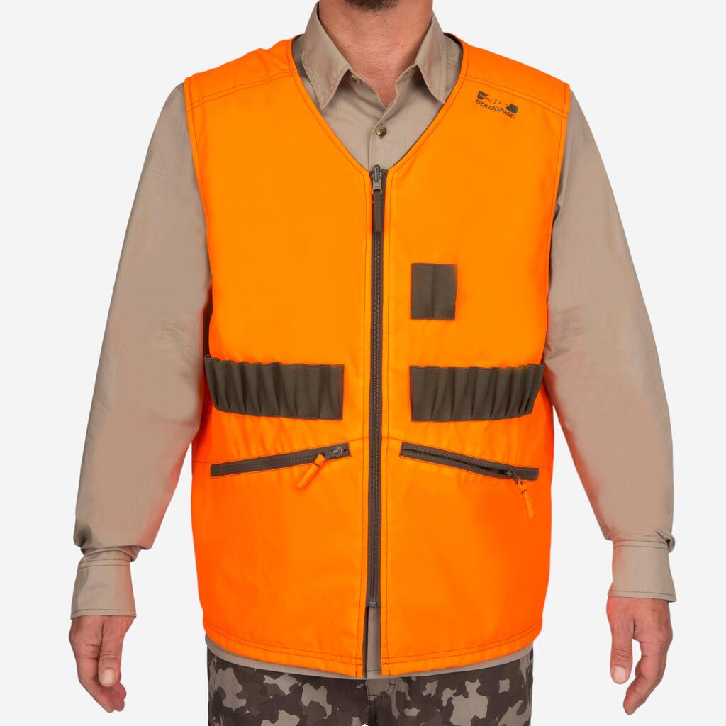 Men's Country Sport Reversible Waistcoat - Steppe 300 Neon/Green