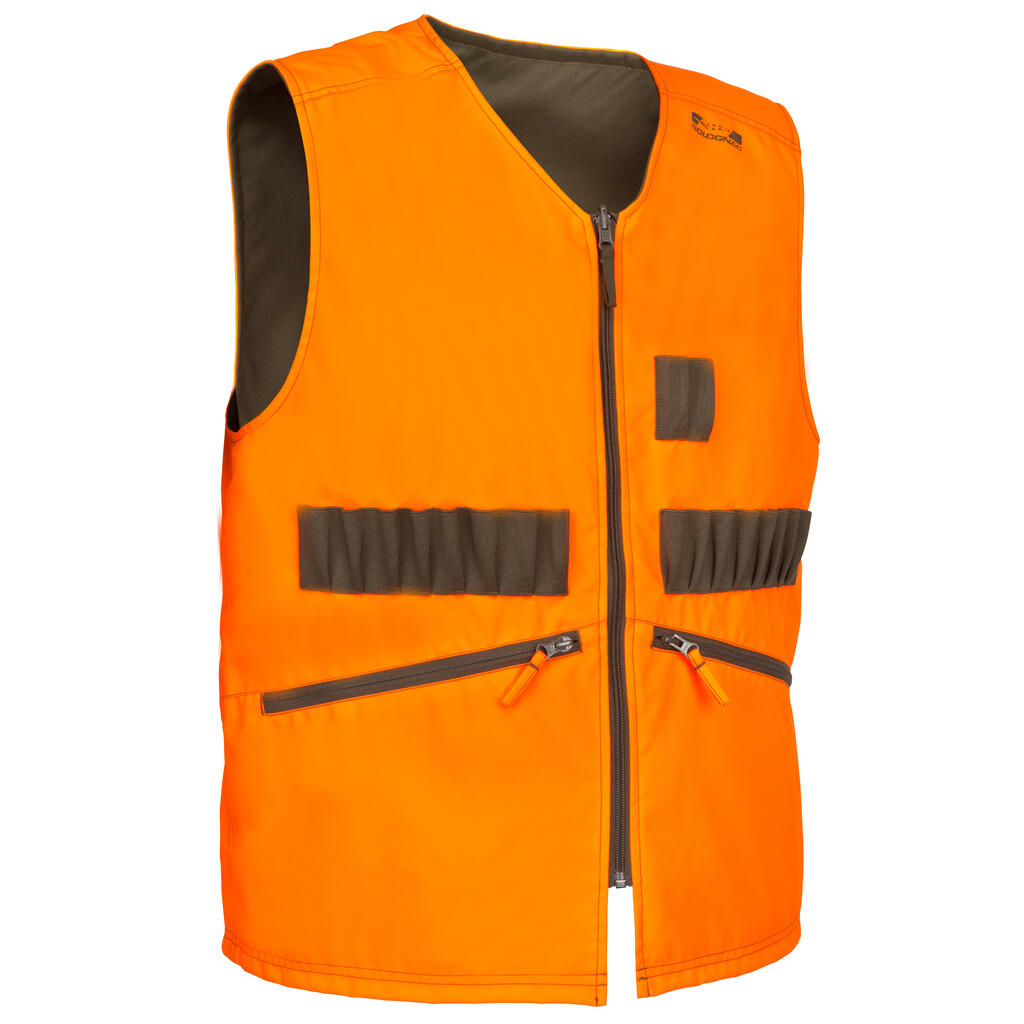 Men's Country Sport Reversible Waistcoat - Steppe 300 Neon/Green