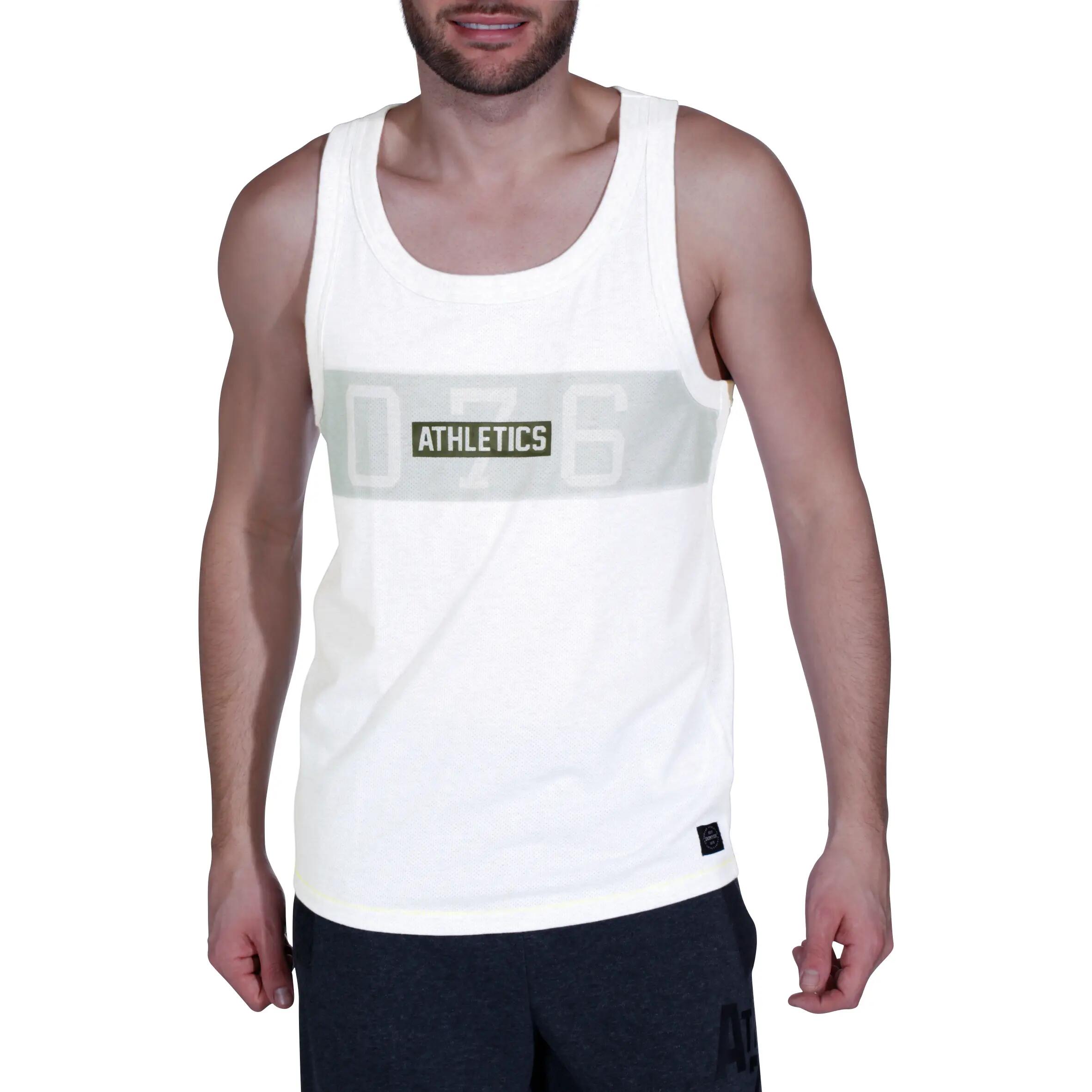 Active Team Fitness Tank Top - Beige/Grey 2/12