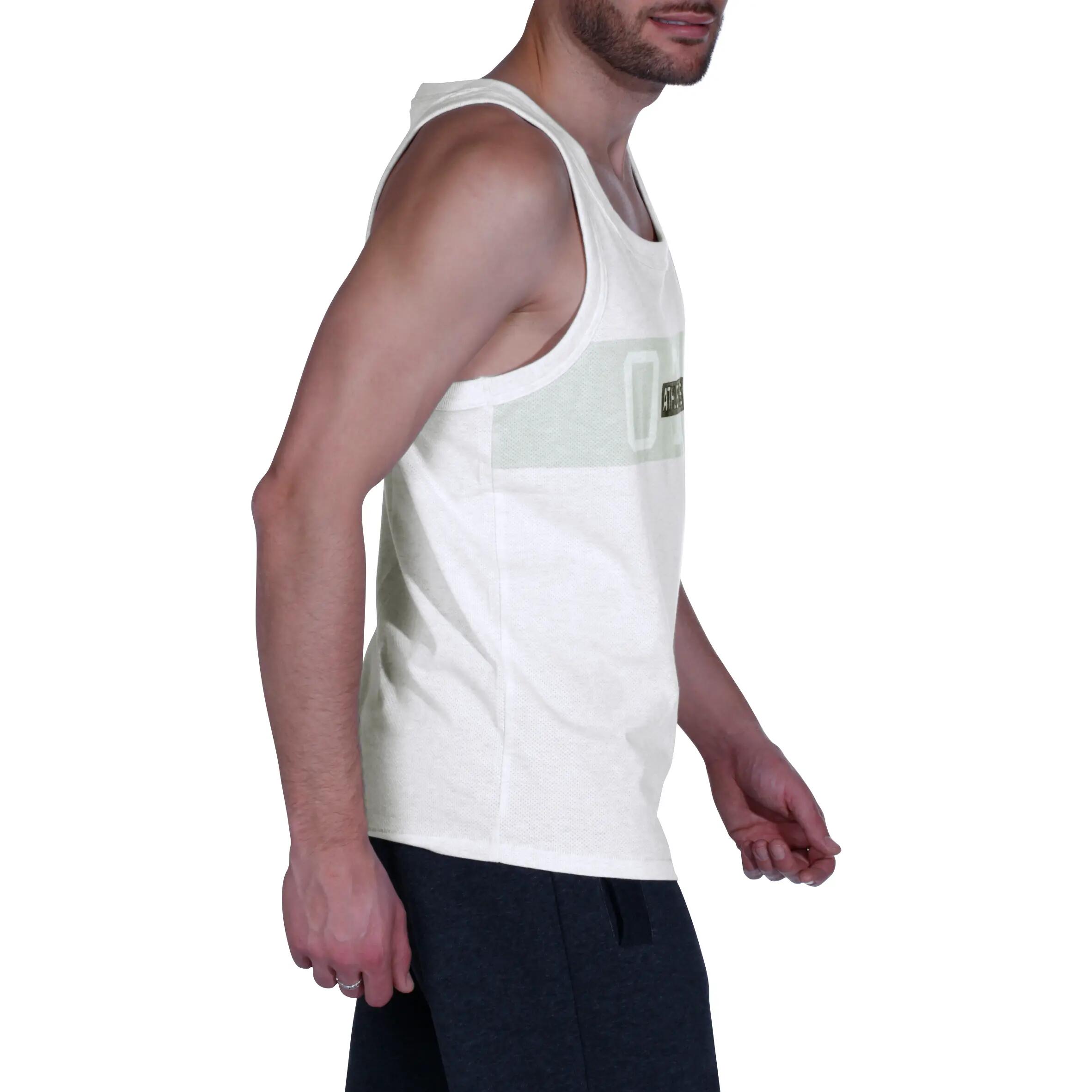 Active Team Fitness Tank Top - Beige/Grey 3/12