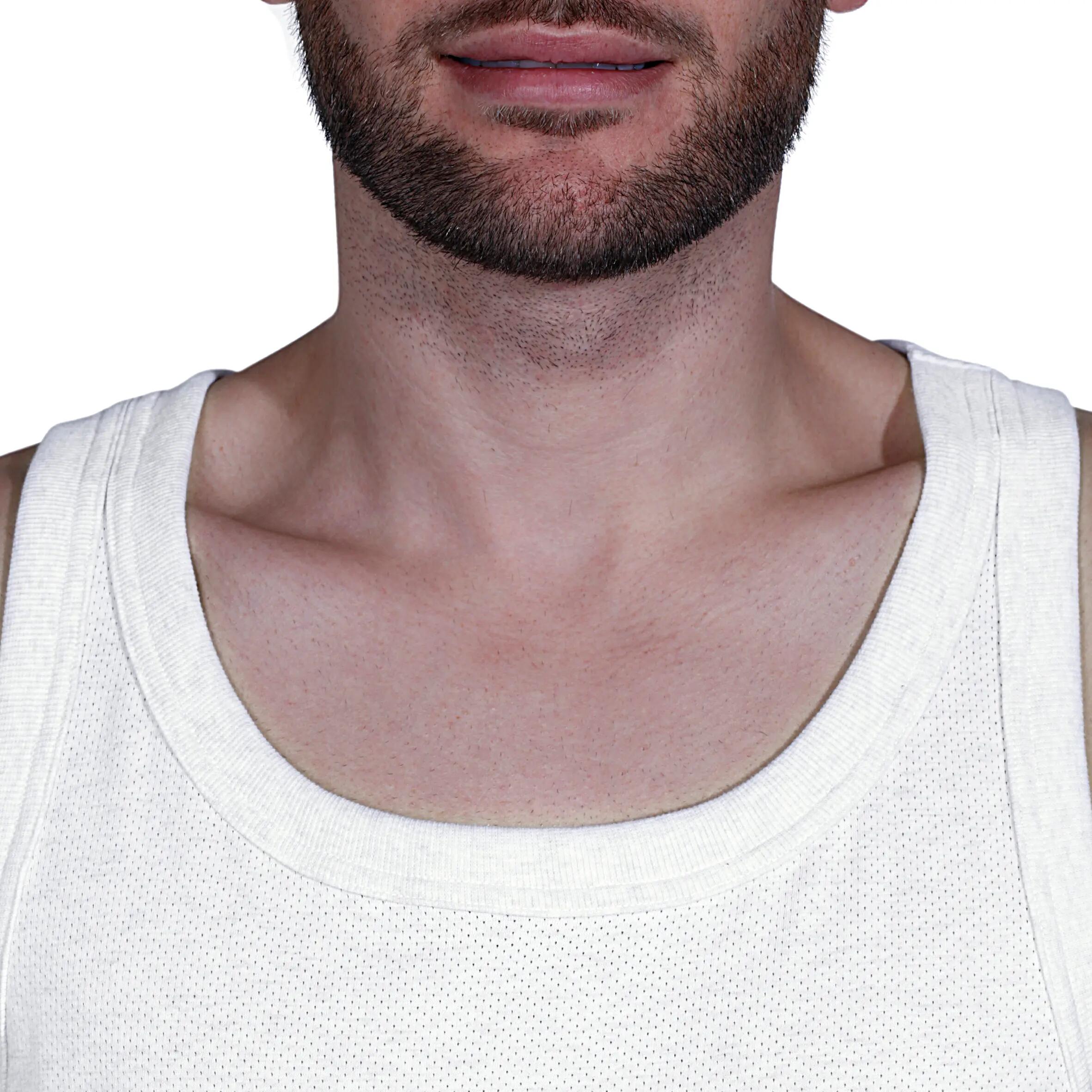 Active Team Fitness Tank Top - Beige/Grey 6/12
