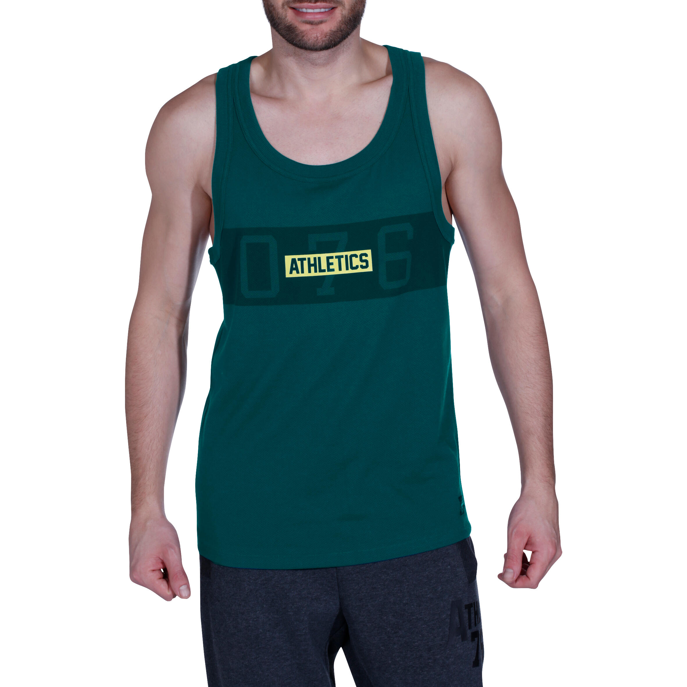 Active Team Fitness Tank Top - Dark Green 2/11