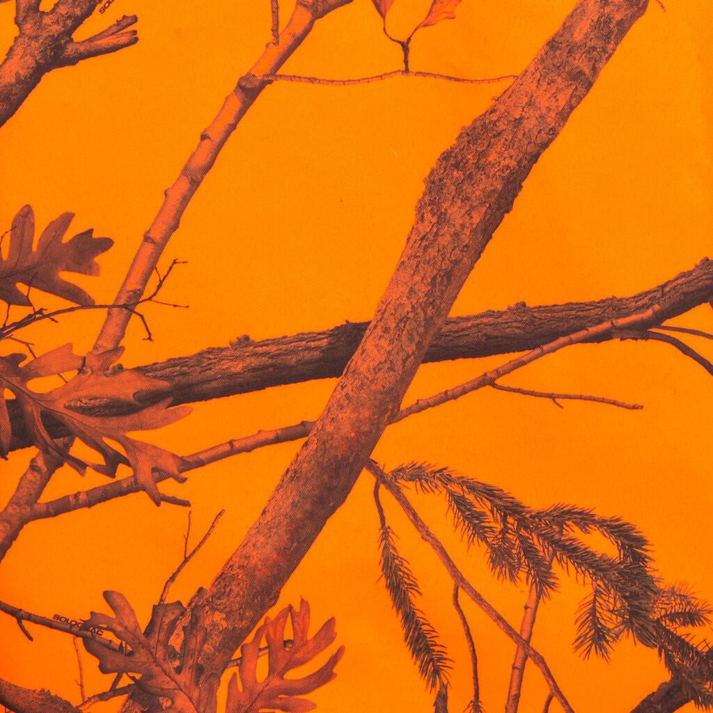 Jagd-Jacke leicht 100 camouflage orange