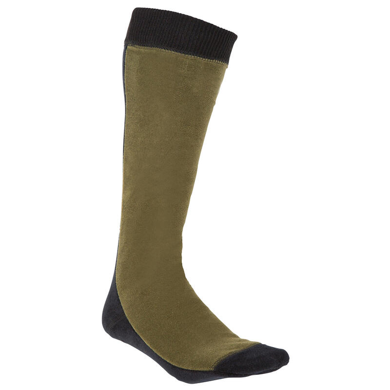 Chaussettes chasse CHAUDE POLAIRE TIGE HAUTE 500