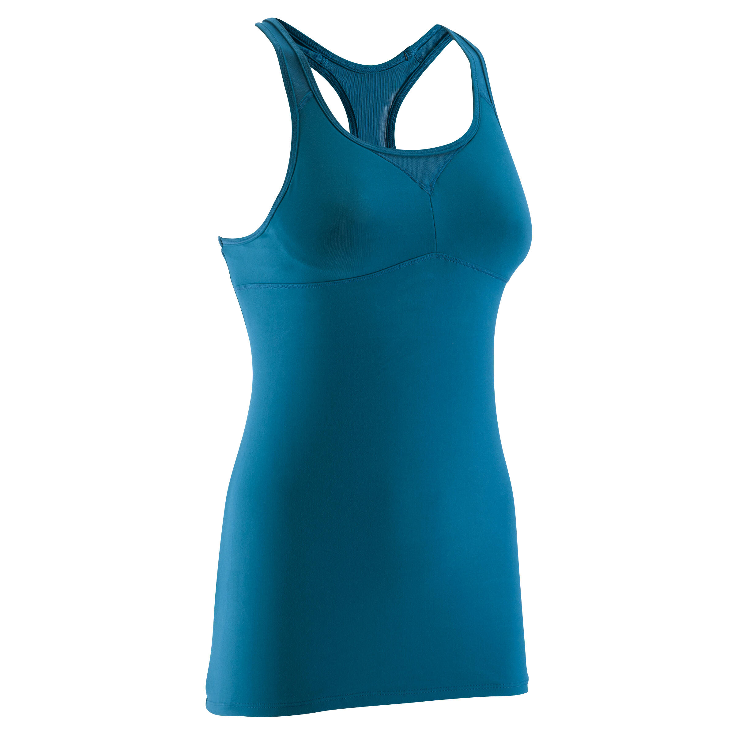 DOMYOS Energy Xtreme Women's Fitness Tank Top - Blue/Green