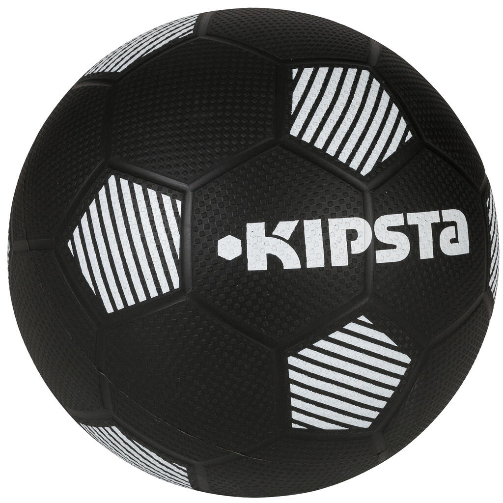 Ballon football Sunny 300 taille 5 noir blanc