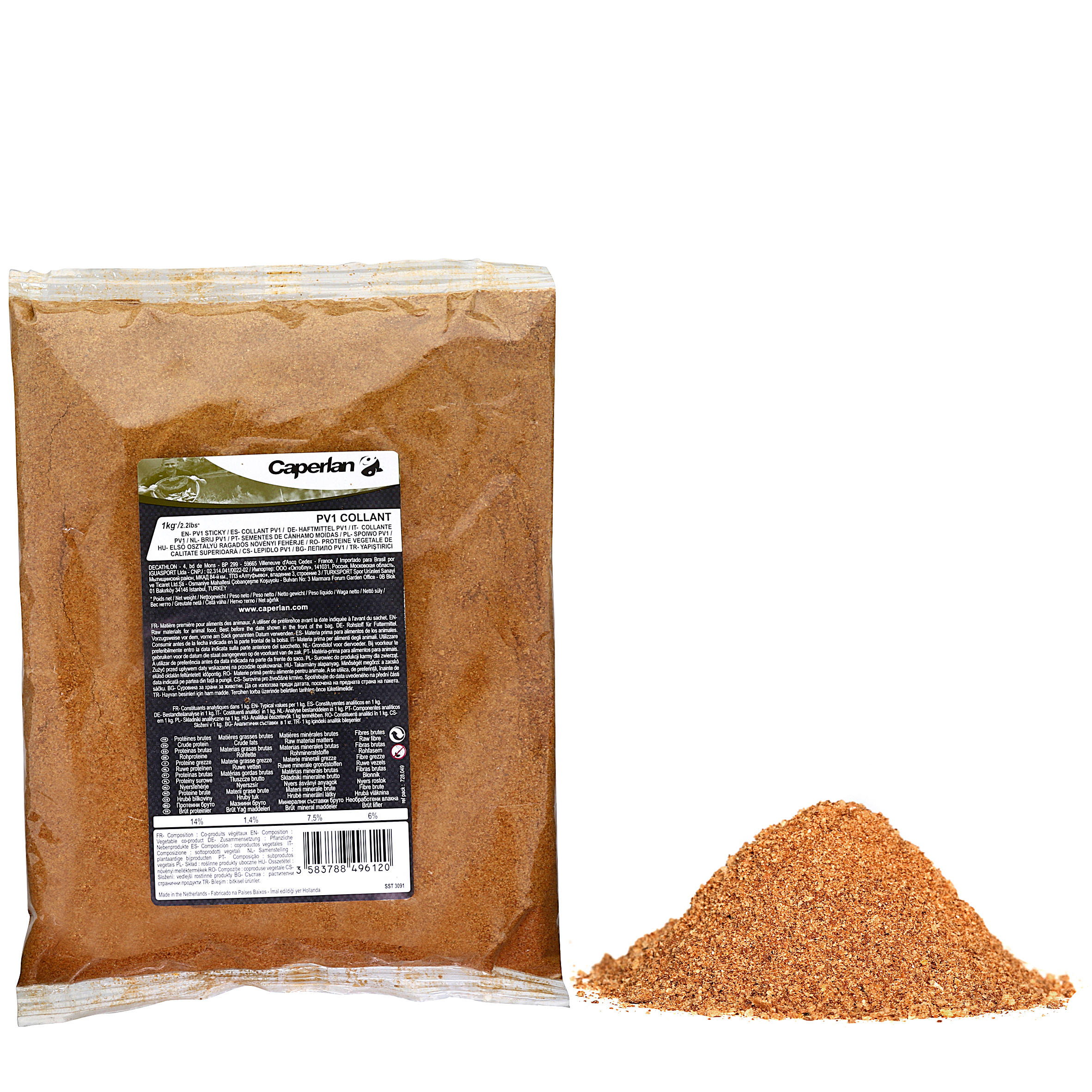 CAPERLAN Mehl PV1 1 kg Anfüttermittel Spinnfischen | 03583788496120 CAPERLAN Mehl PV1 1 kg Anfüttermittel Spinnfischen | 03583788496120