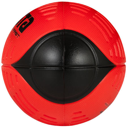 Freizeit-Rugbyball Wizzy R100 Schaumstoff Größe 3 rot