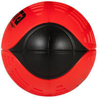 Recreational Foam Rugby Ball Size 3 Wizzy R100 - Red
